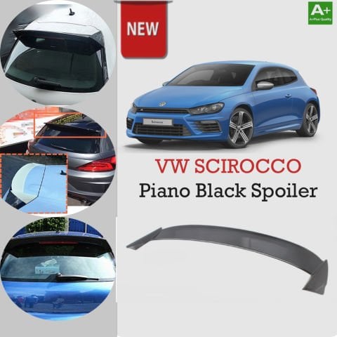 Vw Scirocco Bagaj Üstü Spoiler Piano Black 2015-2017