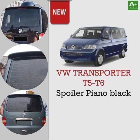 Vw Transporter T5 T6 Spoiler  Piano Black