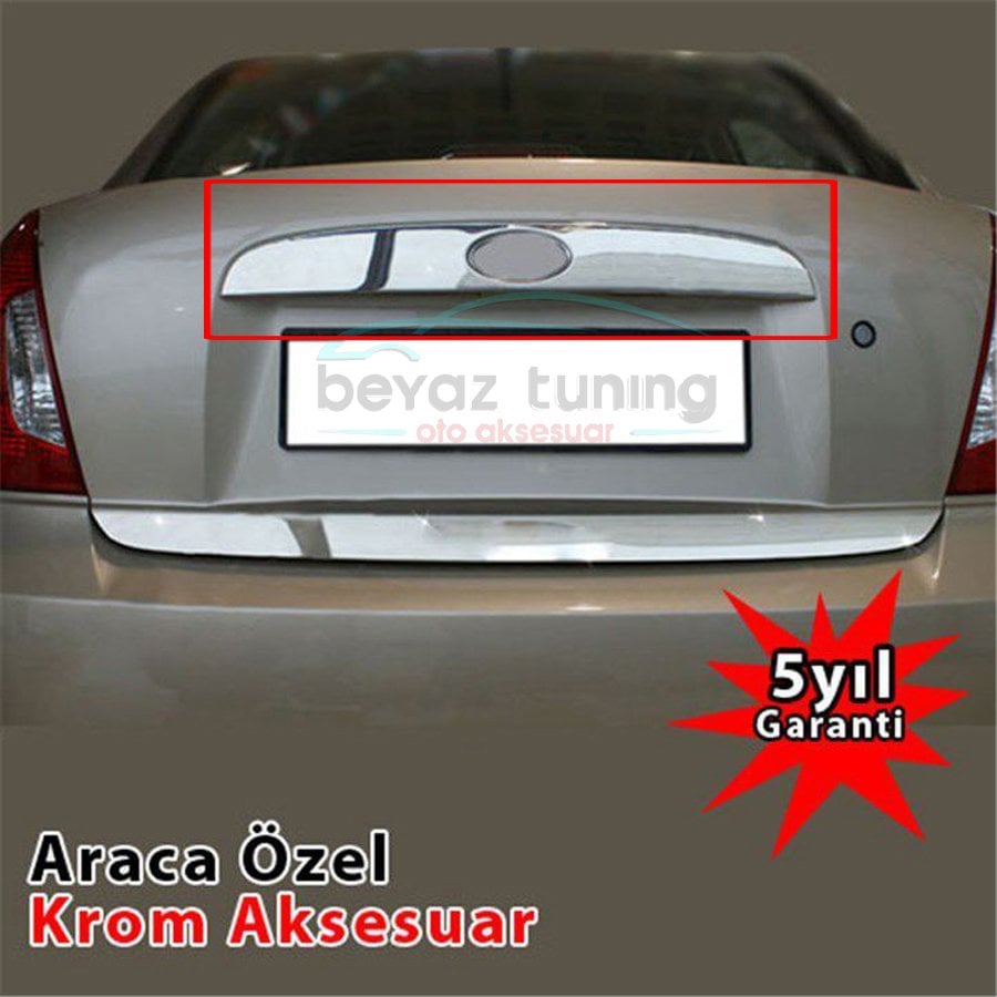 Hyundai Accent Era Bagaj Çıtası Kromu Nikelajı