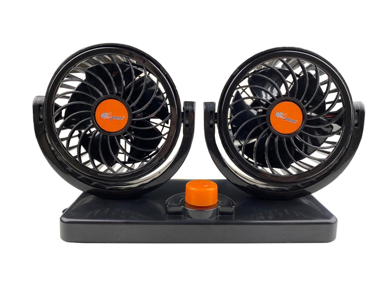 Araç İçi Fan Çift Başlıklı Oto Vantilatör 12 Volt Mandallı 5 inç