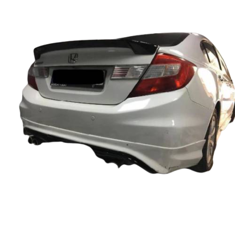 Honda Civic FB7 Bagaj Üstü Spoiler Amerikan Yapışık Parlak Siyah