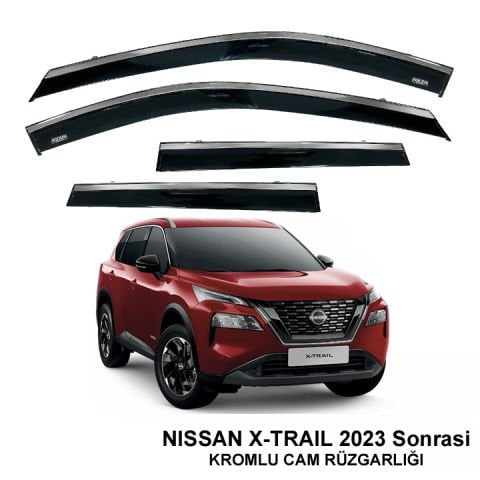 Nissan X-Trail   Kromlu Cam Rüzgarlığı Niken 2023 Sonrası