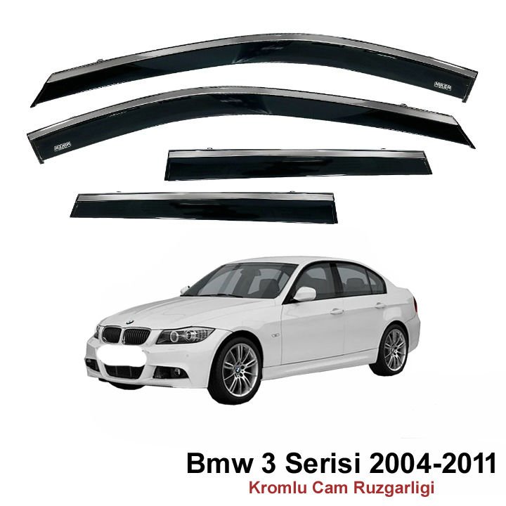 Bmw 3 Serisi Kromlu Cam Rüzgarlığı Niken 2004-2011