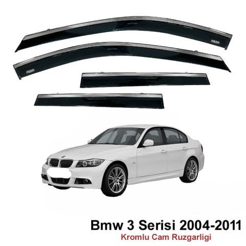 Bmw 3 Serisi Kromlu Cam Rüzgarlığı Niken 2004-2011