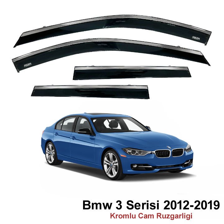 Bmw 3 Serisi Kromlu Cam Rüzgarlığı Niken 2012-2019