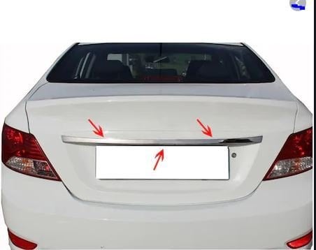 Hyundai Accent Blue Bagaj Çıtası Kromu Nikelaj