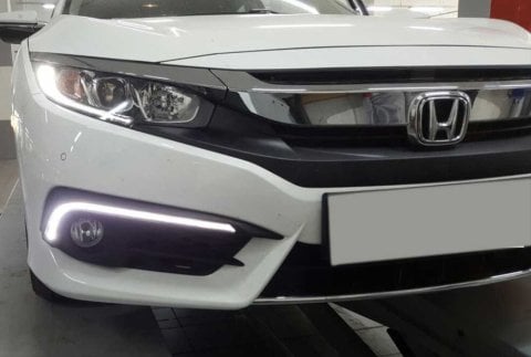 Honda Civic Fc5 Ön Sis Gündüz Farı Ledli DRL Tek Çizgili