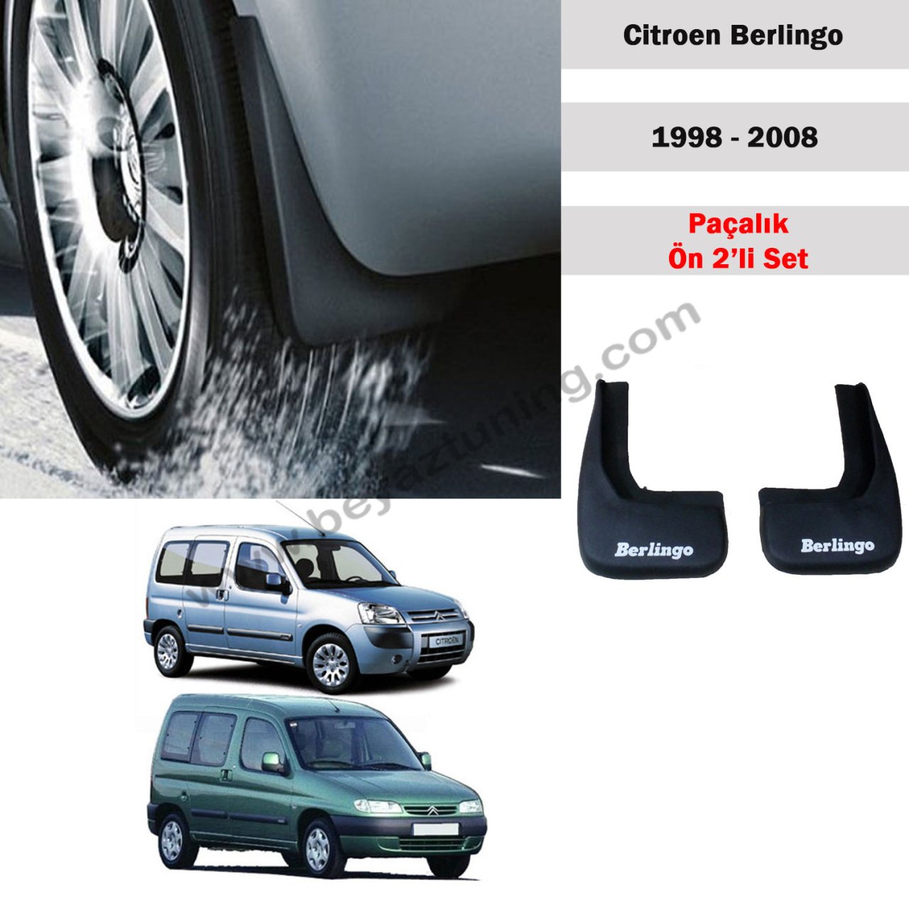 Citroen Berlingo Paçalık Tozluk Çamurluk Ön Set 1998-2008