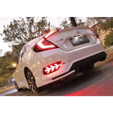Honda Civic Fc5 Arka Sis Lambası Ledli Uçak Dizayn Haraketli