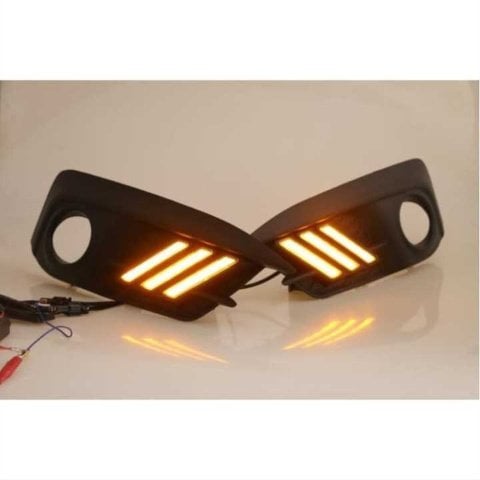 Honda Civic Fc5 Ön Sis Çerçevesi Ledli 3 Çizgili Hareketli