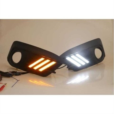 Honda Civic Fc5 Ön Sis Çerçevesi Ledli 3 Çizgili Hareketli