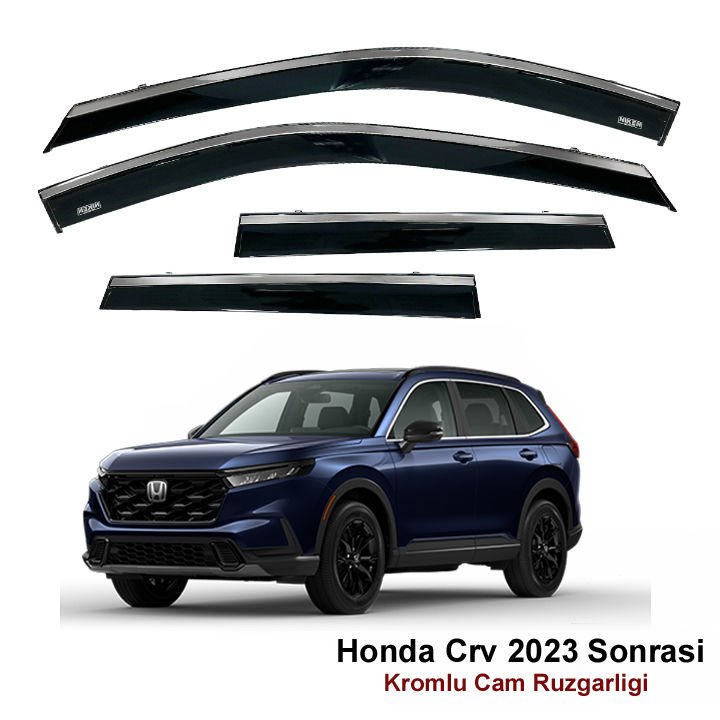 Honda Crv  Kromlu Cam Rüzgarlığı Niken 2023 Sonrası