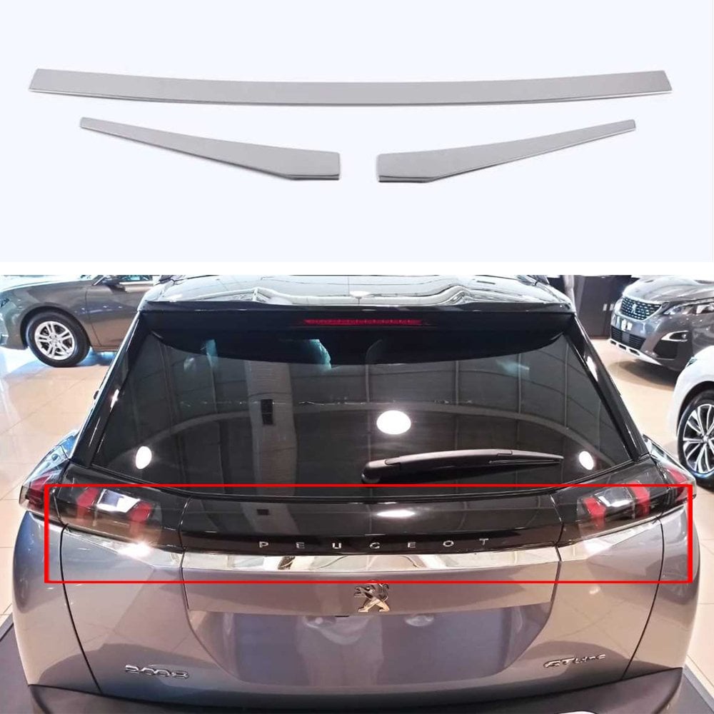 Peugeot 2008 Bagaj Üst Kromu Nikelajı 2020-2021
