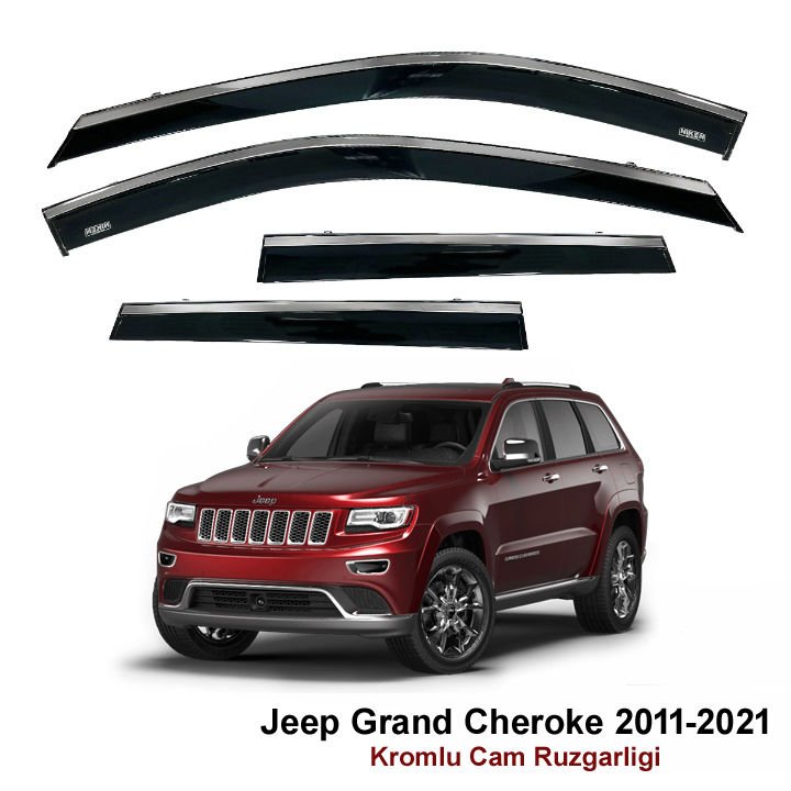 Jeep Grand Cheroke  Kromlu Cam Rüzgarlığı Niken 2011-2021