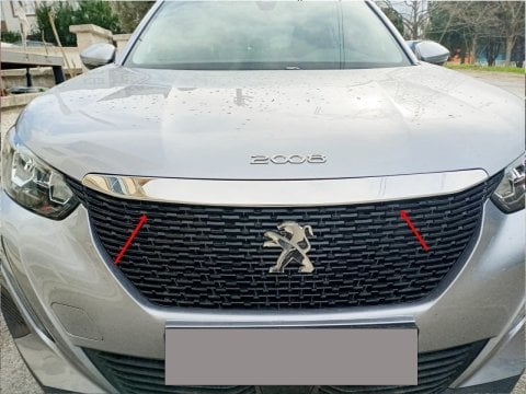 Peugeot 2008 Panjur Üst Krom Nikelajı Kaplama