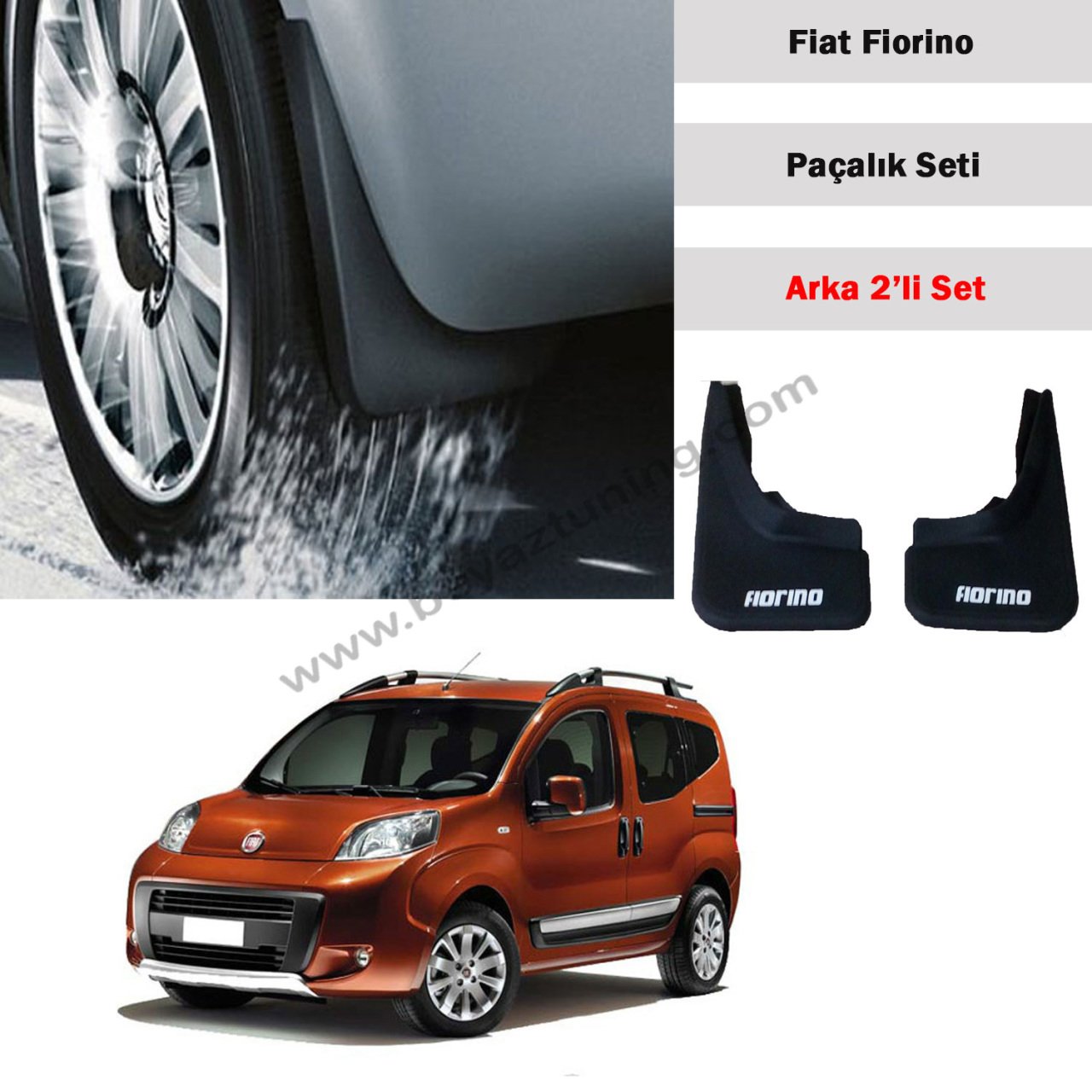 Fiat Fiorino Paçalık Tozluk Çamurluk Arka Set
