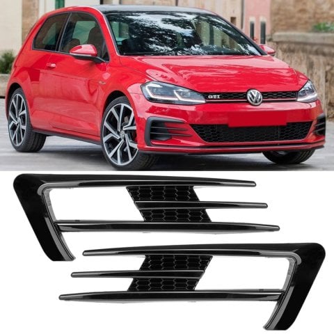 Volkswagen Golf 7 Sis Farı Çerçevesi Gti Piano Black 2014-2017