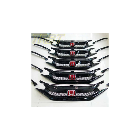 Honda Civic FC5 Typer Ön Panjur Ve Far Kaşları Siyah