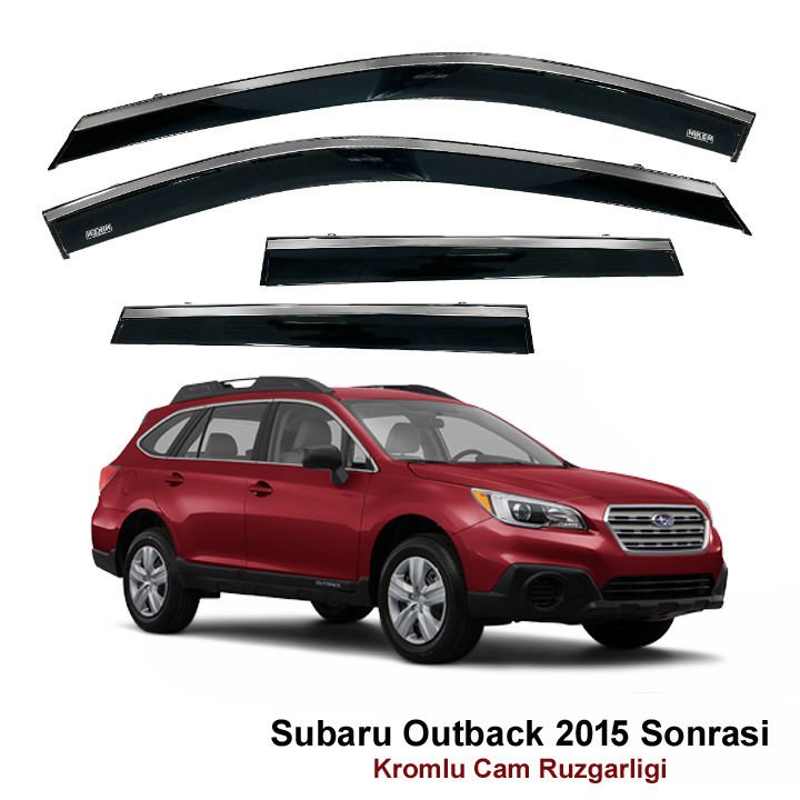 Subaru Outback Kromlu Cam Rüzgarlığı Niken 2015 Sonrası