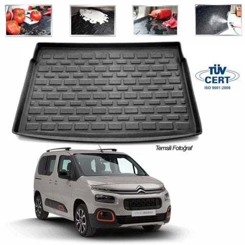 Citroen Berlingo Bagaj Havuzu Paspası 2018-2019-2020
