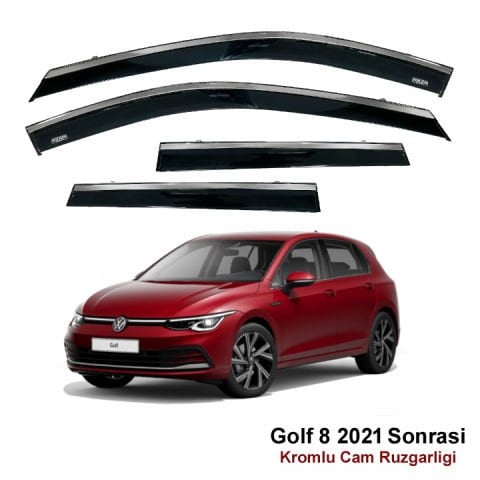Vw Golf 8 Kromlu Cam Rüzgarlığı Niken 2021 Sonrası