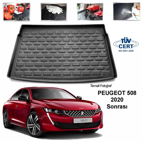 Peugeot 508 Bagaj Havuzu Paspası 2020 Sonrası