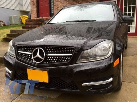 Mercedes W204 Diamond Amg Ön Panjur Izgara Seti