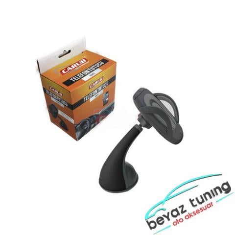 Telefon Tutucu Ayarlı Telefonluk Vantuzlu Siyah