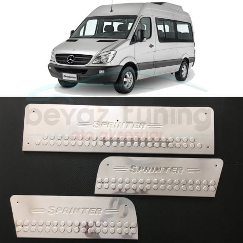 Mercedes Sprinter Kapı Eşiği Kromu Nikelajı 3lü 2006-2018