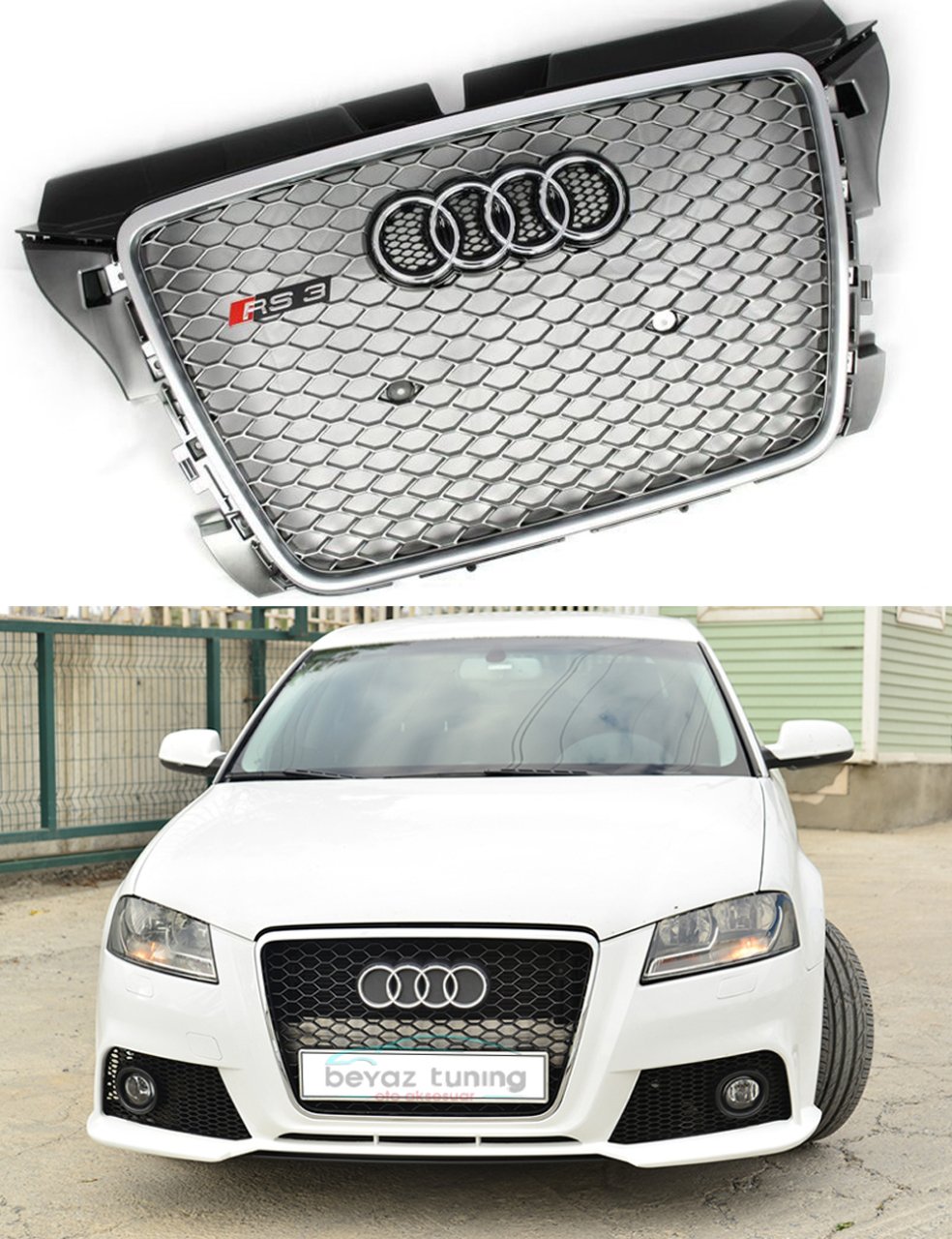 Audi A3 Ön Panjur Izgara RS3 Model 2008-2012 8P