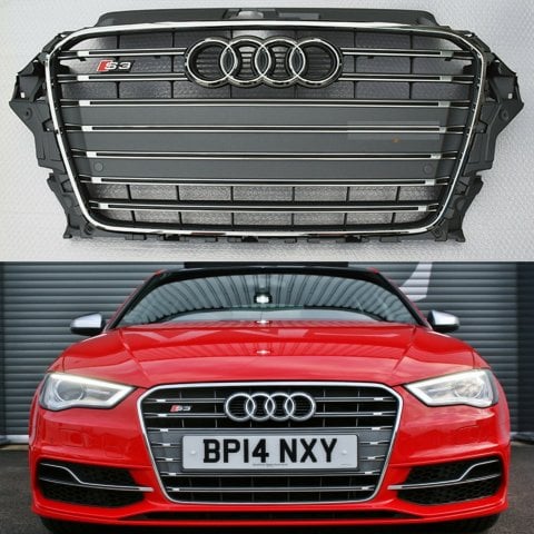 Audi A3 Ön Panjur Izgara S3 Model 2013-2016 8v