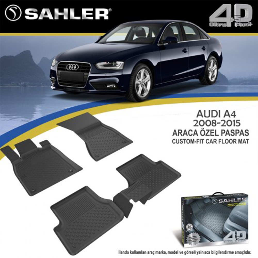 Audi A4 Havuzlu Paspas 4,5D Sahler 2008-2013 Arası