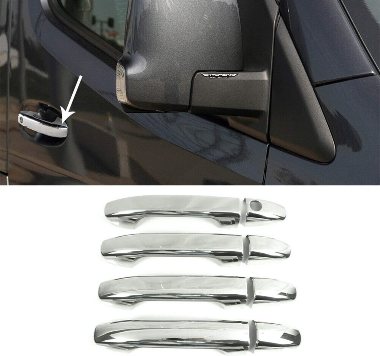 Mercedes Sprinter Kapı Kolu Kromu Nikelaj 2019 Sonrası