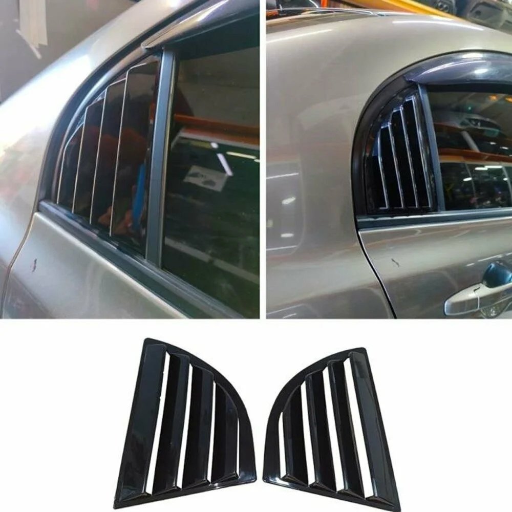 Honda Civic FD6 Kelebek Cam Kaplama Vizör Parlak Siyah