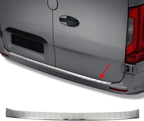 Mercedes Sprinter Arka Tampon Üstü Kromu Nikelajı 2019 Sonrası