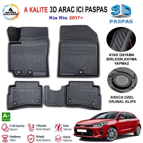 Kia Rio 3D Paspas Havuzlu Pro 2017 Sonrasi