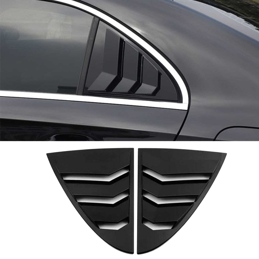 Mercedes W177 A Serisi Kelebek Cam Kaplama Vizörü Parlak Siyah