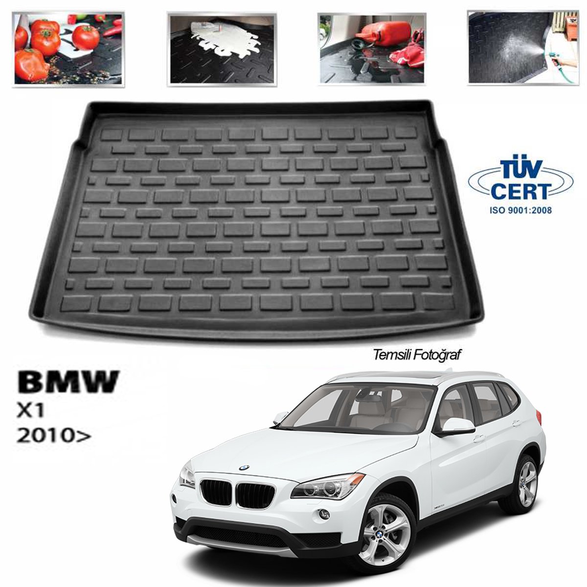 Bmw X1 E84 Bagaj Havuzu Paspası 2010 Sonrası