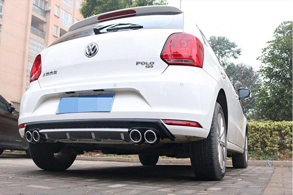 Volkswagen Polo Difüzör Arka Tampon Turbo Egzoz Çıkışlı