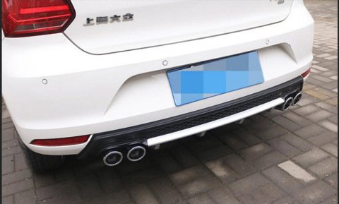 Volkswagen Polo Difüzör Arka Tampon Turbo Egzoz Çıkışlı