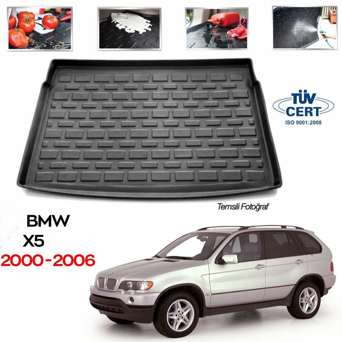 Bmw X5 E53 Bagaj Havuzu Paspası 2000-2007