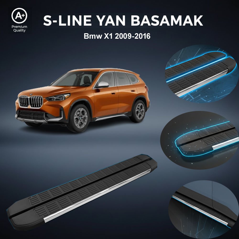 Bmw X1 S-Line Premium Krom Yan Basamak   2009-2016