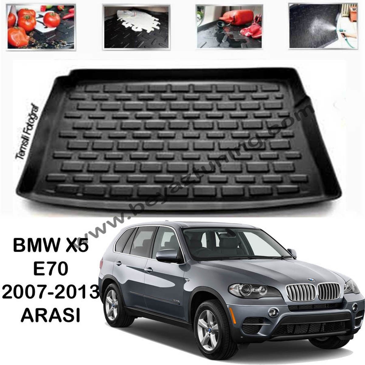 Bmw X5 E70 Bagaj Havuzu Paspası 2007-2013
