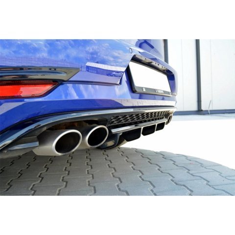 Volkswagen Golf 7.5 Arka Tampon Difüzör Gti Çift Çıkış 2017-