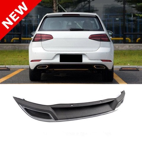 Volkswagen Golf 7 Arka Tampon Difüzörü 7,5 Model Çift Çıkış