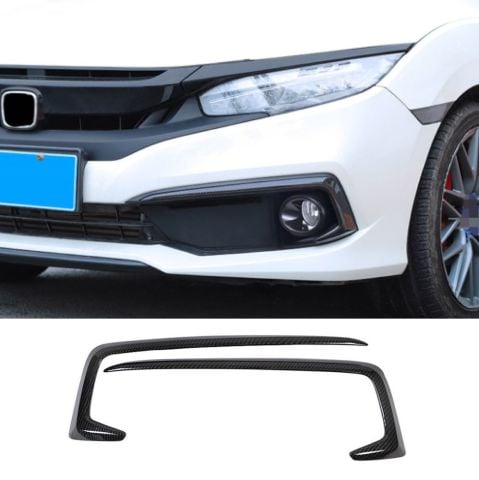 Honda Civic Fc5 Sis Farı Üst Kaşı Çıtası Kaplaması Karbon 2019-