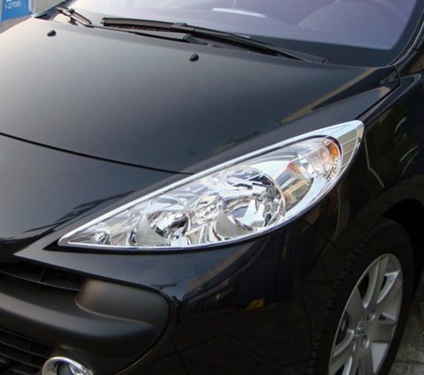 Peugeot 207 Far Çerçevesi Kromu Nikelajı