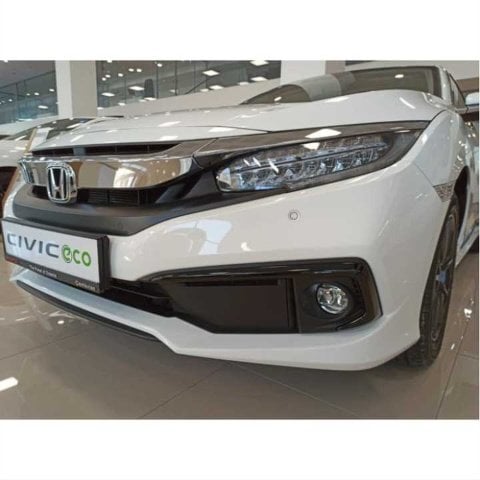 Honda Civic Fc5 Sis Farı Üst Kaşı Çıtası Kaplaması Siyah 2019-