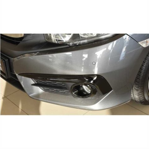 Honda Civic FC5 Sis Kaşı Çerçevesi Ve Sis Halkası Siyah 2016-2018