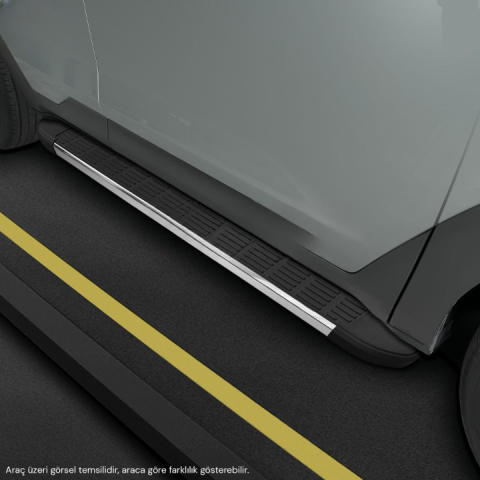 Citroen C4 Cactus S-Line Premium Krom Yan Basamak   2014 Sonrası